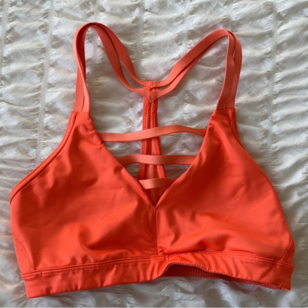 Bright & beautiful orange Victoria secret sports bra